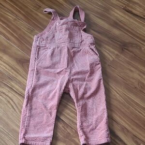 H&M Pink Kids Corduroy Overalls